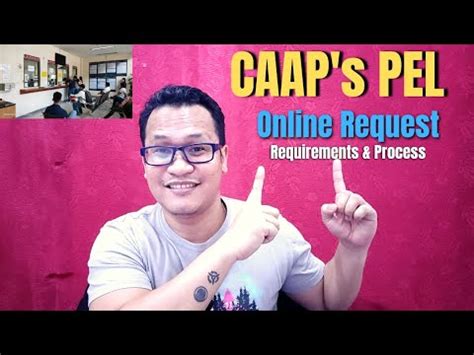 PEL Online Request & Application .
